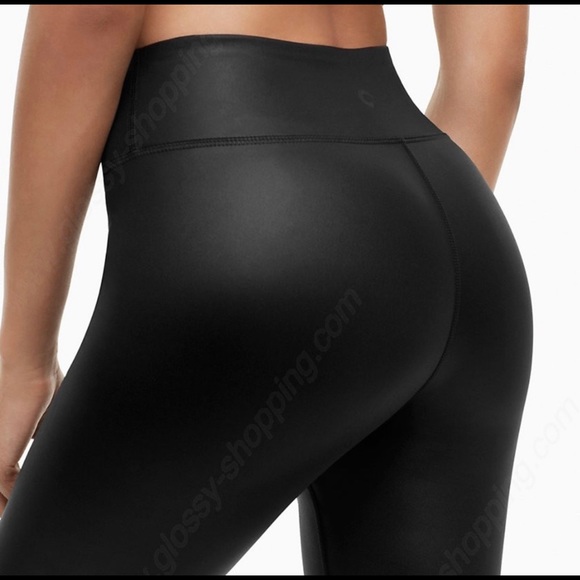 Aritzia The Constant Twyla Black Glossy Leggings L - Picture 14 of 14